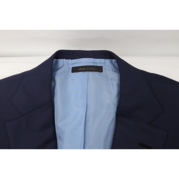 brioni sport coat Men's 40 Brunico Bespoke Surgeon Cuffs navy super 160s wool - Picture 11 of 15